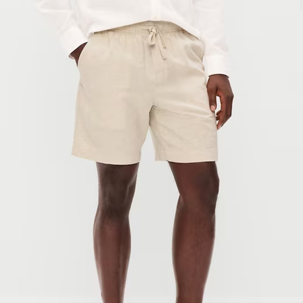 NWT Old Navy A Stones Throw 7" Linen Blend Jogger Short XXXL Tall